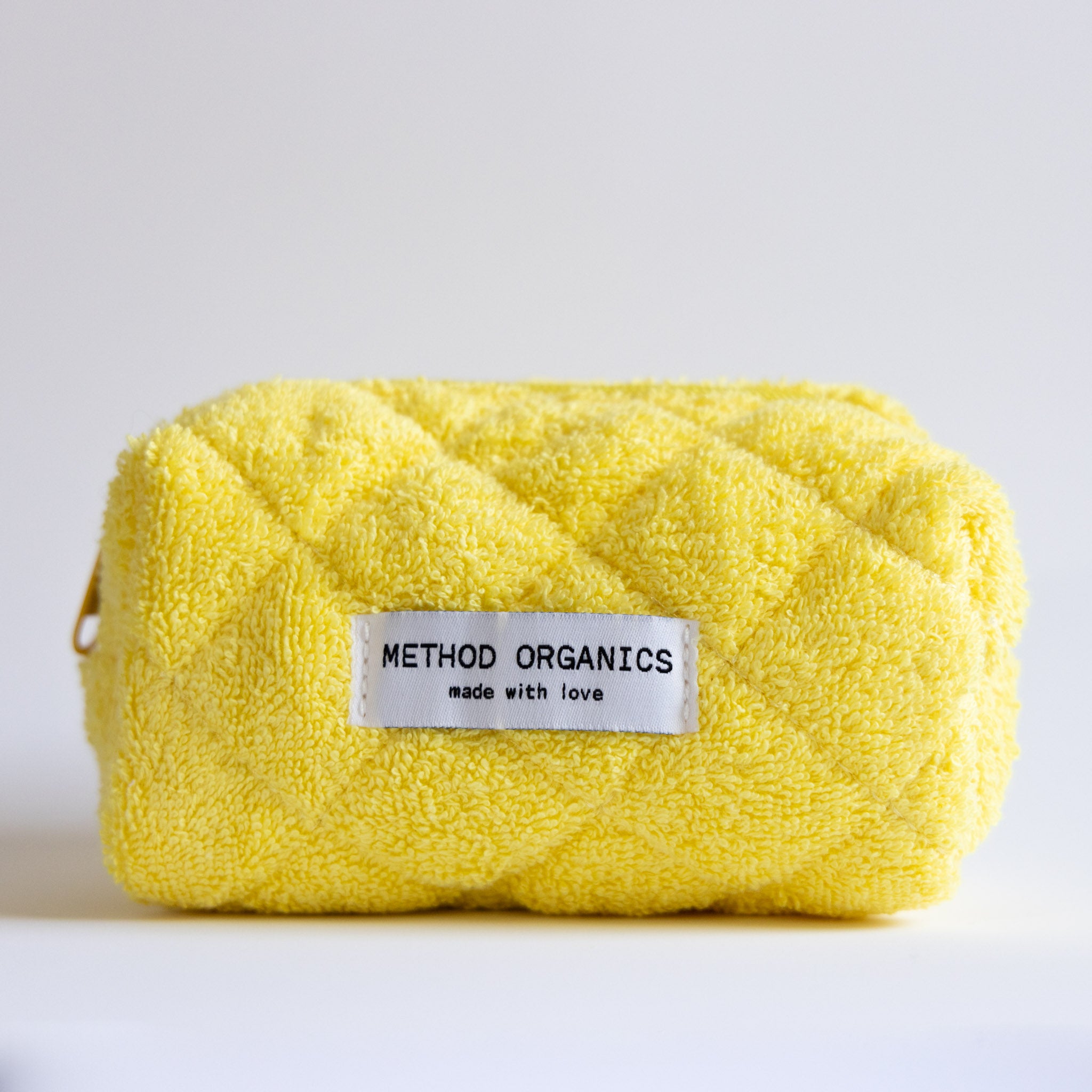 Yellow Terry Pouch